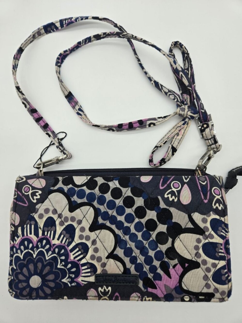 Vera Bradley Mimosa Medallion Large Phone Crossbody All In One Wallet Purse